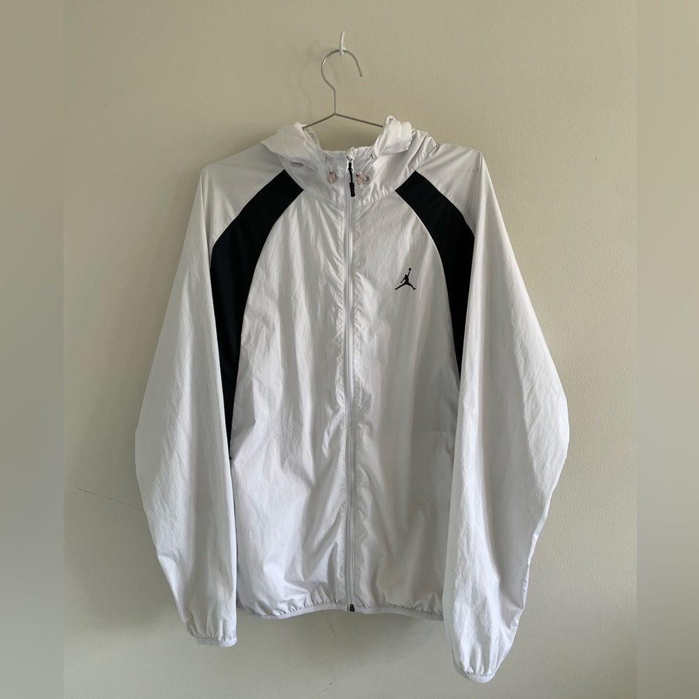 Jordan White and Black Men's Jacket